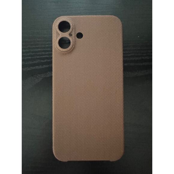 iPhone 16 Plus LaterCase, Aramid Fiber, Coffee Color, Brown, Thin, Ultralight - Picture 8 of 11